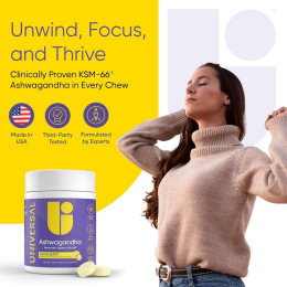 Ashwagandha 60 Chews (Lemon Burst) Universal
