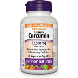Куркумін Webber Naturals Turmeric Curcumine 32,500 mg 30 caps Webber Naturals