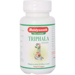 Triphala guggul 80tabl (аюрведичний збір для очищення та омолодження) Baidyanath