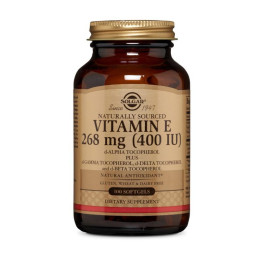 Solgar Vitamin E 268 mg natural (400 IU) (100 softgels)