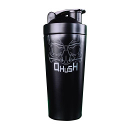 USN Qhush Steel Shaker (750 ml, black)