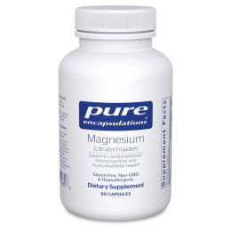 Магній Цитрат Малат Pure Encapsulations (Magnesium Citrate Malate) 90 капсул