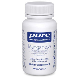 Марганец Аспартат Цитрат Pure Encapsulations (Manganese Aspartate/Citrate) 60 капсул