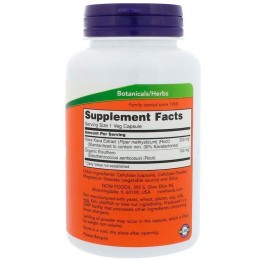 Екстракт Кава-Кава Now Foods (Kava Kava Extract) 250 мг 120 вегетаріанських капсул