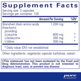 BCAA Pure Encapsulations 250 капсул