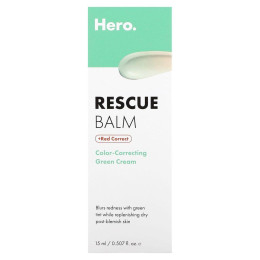 Hero Cosmetics, відновлювальний бальзам + корекція почервонінь, 15 мл (0,507 рідк. унції)