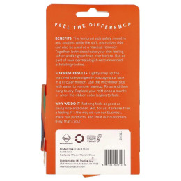 CleanLogic, Bath and Body, Dual-Texture Facial Mitt, 1 Count