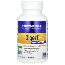 Ферменти і пробіотики Enzymedica (Digest + Probiotics) 90 капсул