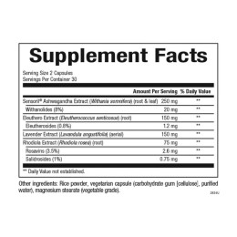 Adrenal Serenity Stress-Relax - 60 vcaps Natural Factors