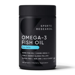 Omega-3 Fish Oil Alaska 625mg - 120 mini softgels Sport Research