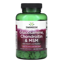 Glucosamine, Chondroitin & Msm Mini Tabs - 360 tabs Swanson