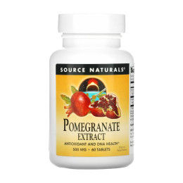 Pomegranate Extract 500mg - 60 tabs Source Naturals
