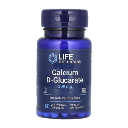 Calcium D-Glucarate 200mg - 60 vcaps Life Extension