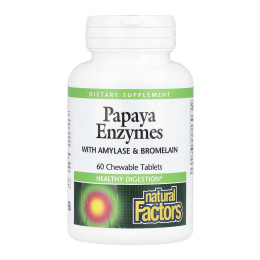 Papaya Enzymes - 60 tabs Natural Factors