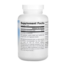 Serene Science® GABA 750 mg - 180 tabs Source Naturals