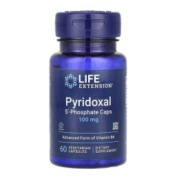 Pyridoxal 5'-Phosphate Caps 100 mg - 60 vcaps Life Extension