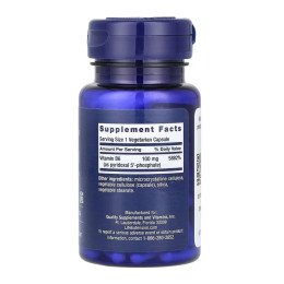 Pyridoxal 5'-Phosphate Caps 100 mg - 60 vcaps Life Extension