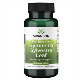 Full Spectrum Gymnema Sylvestre Leaf 400 mg - 100caps Swanson