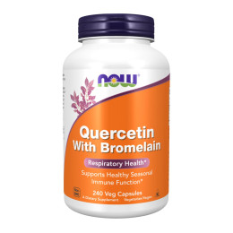 Quercetin with Bromelain - 240 vcaps Now Foods