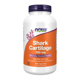 Shark Cartilage 750mg - 300 caps Now Foods