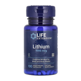 Lithium 1000 mcg - 100 caps Life Extension