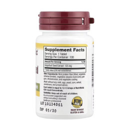 Grapefruit Seed Extract 125mg - 100 tabs Nutribiotic