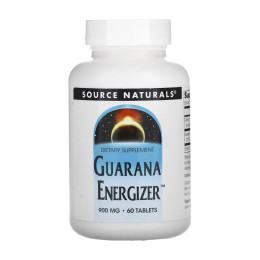 Guarana Energizer™ 900mg - 60 tabs Source Naturals