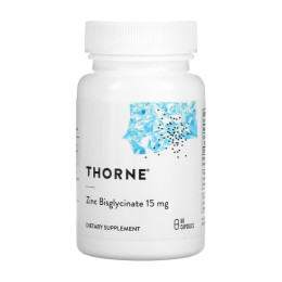 Zinc Bisglycinate 15mg - 60 caps Thorne