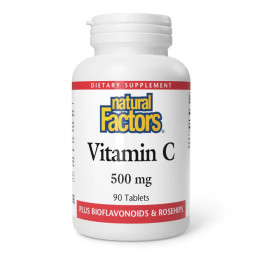 Vitamin C 500mg - 90 tabs Natural Factors