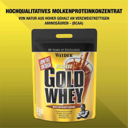 Протеин Gold Whey 2000g (Milk chocolate) Weider