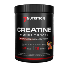 Creatine Monohydrate 500g (Fruit Punch) 7Nutrition