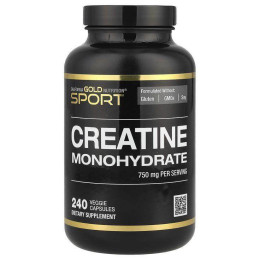 Creatine, 750 mg, 240 Veggie Capsules California Gold Nutrition