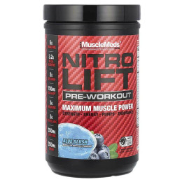 Предтренировочный комплекс MuscleMeds Nitro Lift Pre-Workout 522 г, Blue Slush MuscleMeds