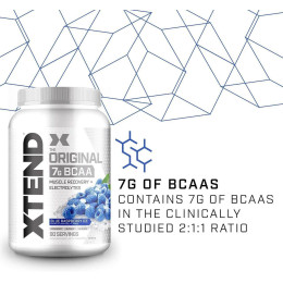 Комплекс аминокислот BCAA Scivation Xtend 90 serv NEW (Blue Raspberry) scivation