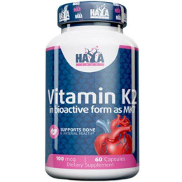 Vitamin K2-Mk7 100 mcg 60 Caps Haya Labs