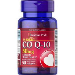 CO Q-10 50 mg (Q-SORB) 50 Softgels Puritan's Pride