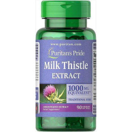Milk Thistle Extract 1000 mg, 90 Softgels Puritan's Pride