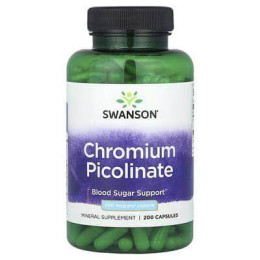 Chromium Picolinate 200 mcg 200 caps Swanson