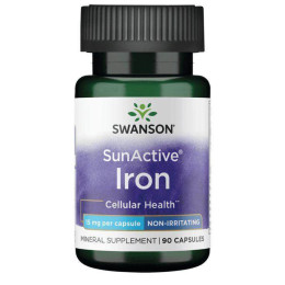 SunActive®, Iron, 15 mg, 90 Capsules Swanson