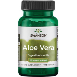 Aloe Vera, 25 mg, 100 Softgels Swanson