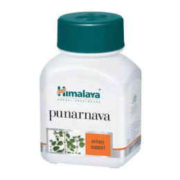 Punarnava 60tabl (аюрведичний препарат для підтримки нирок, печінки та загального здоров'я) Himalaya