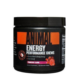 Animal Energy Performance Chews 120 chews tablets (Pom-Berry) Universal