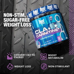 Жиросжигатель Bpi Sports CLA + Carnitine 700 г, Snow Cone BPI Sports