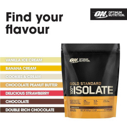 Протеїн Optimum Nutrition Gold Standard 100% Isolate 450 г, Chocolate Optimum Nutrition