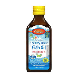 Carlson Labs Kid's The Very Finest Fish Oil 800 mg Omega-3s (200 ml, just peachie)