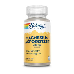 Solaray Magnesium Asporotate 400 mg (60 veg caps)