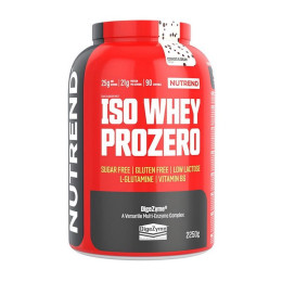 Nutrend Iso Whey Prozero (2,25 kg, chocolate brownies)
