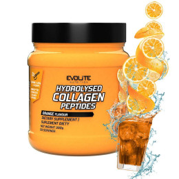 Evolite Nutrition Hydrolysed Collagen Peptides (300 g, orange)