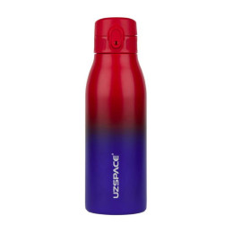 UZSPACE Uzspace Iron Gradient Waterboottle 4203 (600 ml, red/blue)