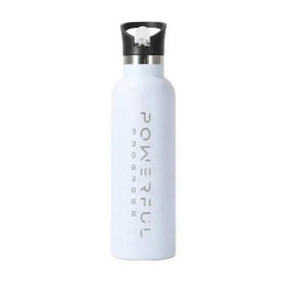 Powerful Progress Sport Waterbottle (500 ml, white)